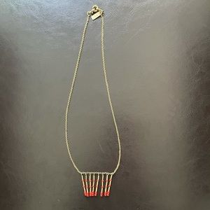 Fringe necklace